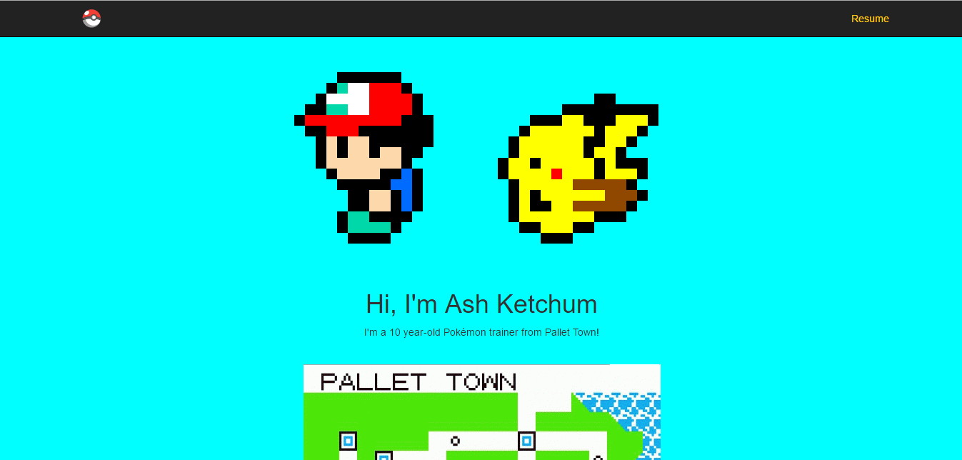 Ash Ketchum Website